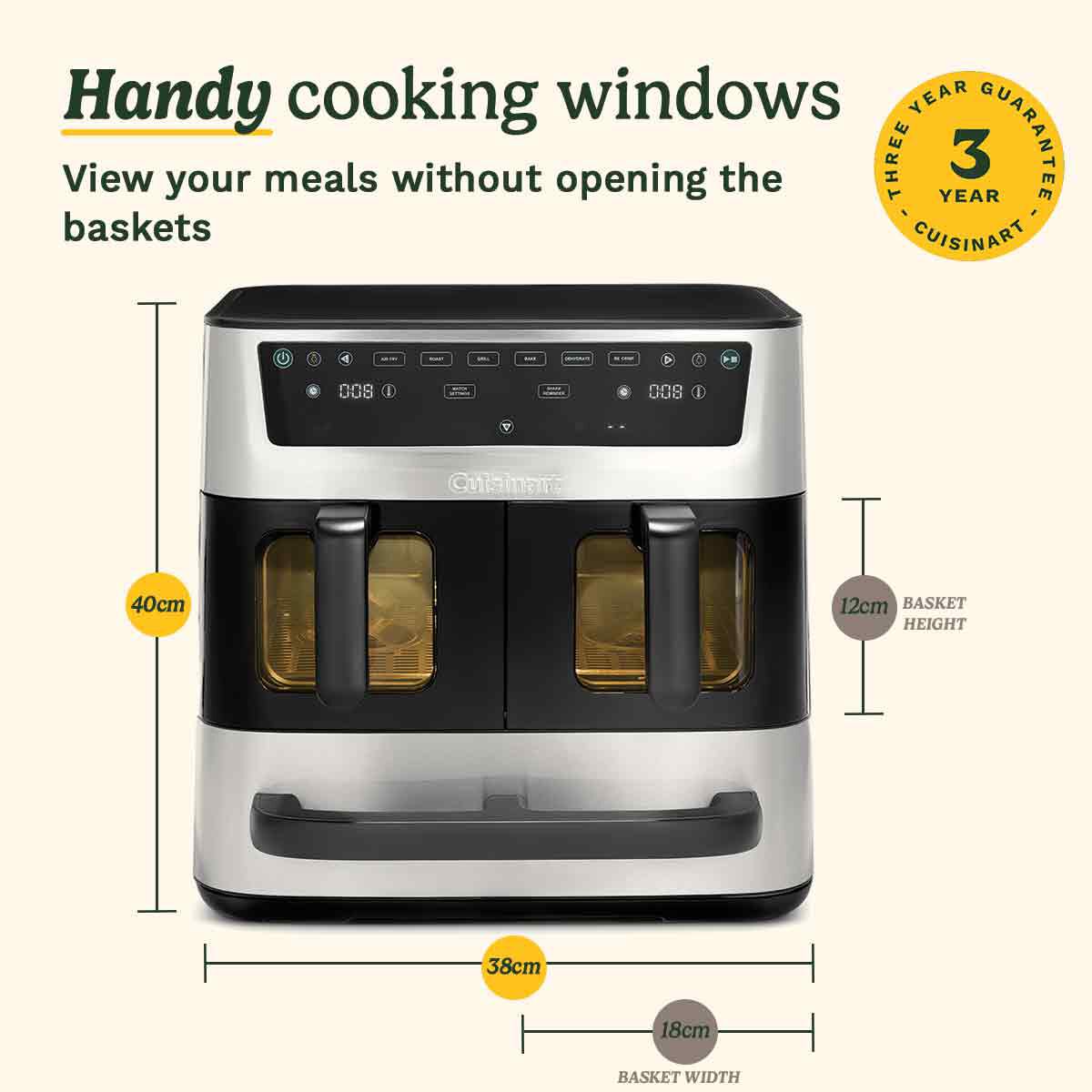 Cuisinart Tri Zone — crispy results with little to no oil